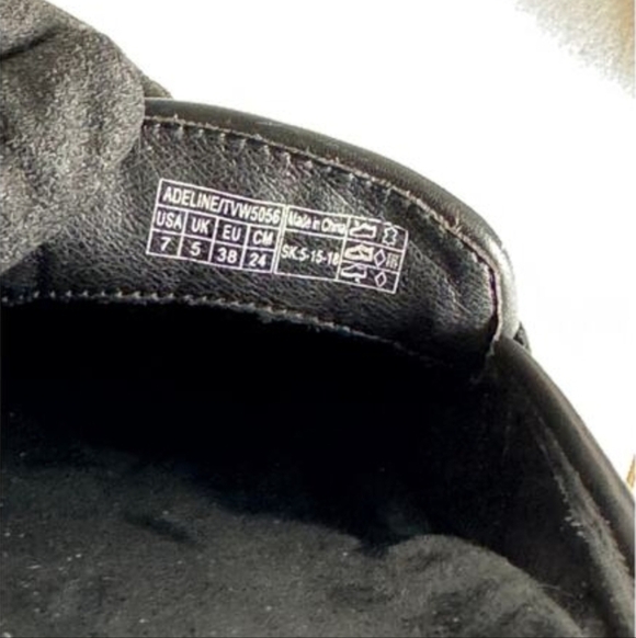 Vionic Adeline Black Leather Mules 7 - Picture 6 of 6